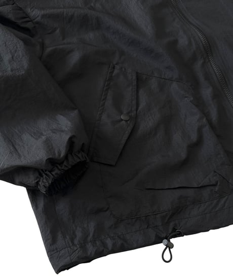 【26SS】 refomed / FRAMER NYLON JACKE -BLACK-