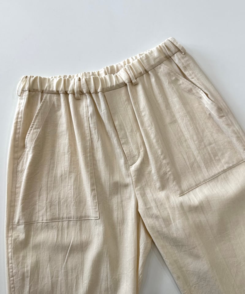 YOKO SAKAMOTO / UTILITY EASY PANTS -ECRU- | YURAGI
