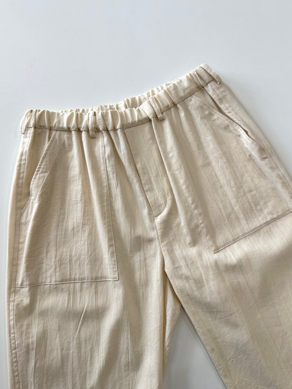 26SS】 YOKO SAKAMOTO / UTILITY EASY PANTS -ECRU