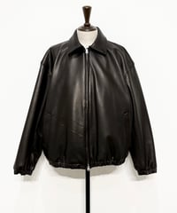 【26SS】 YOKO SAKAMOTO / ZIP BLOUSON -BLACK HIMALAYAN SHEEP-