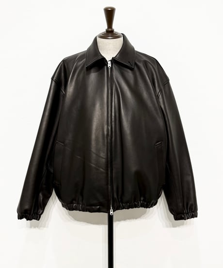 【26SS】 YOKO SAKAMOTO / ZIP BLOUSON -BLACK HIMALAYAN SHEEP-