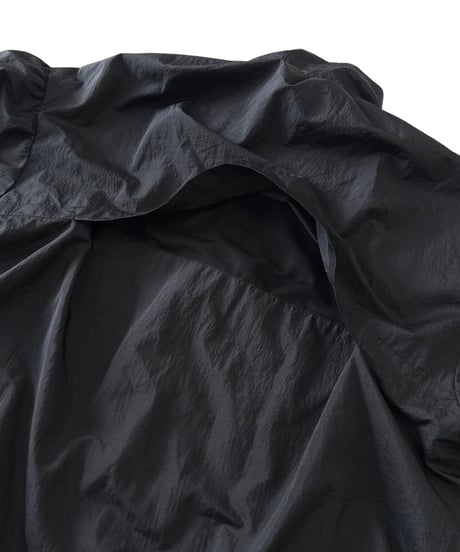 【26SS】 refomed / FRAMER NYLON JACKE -BLACK-