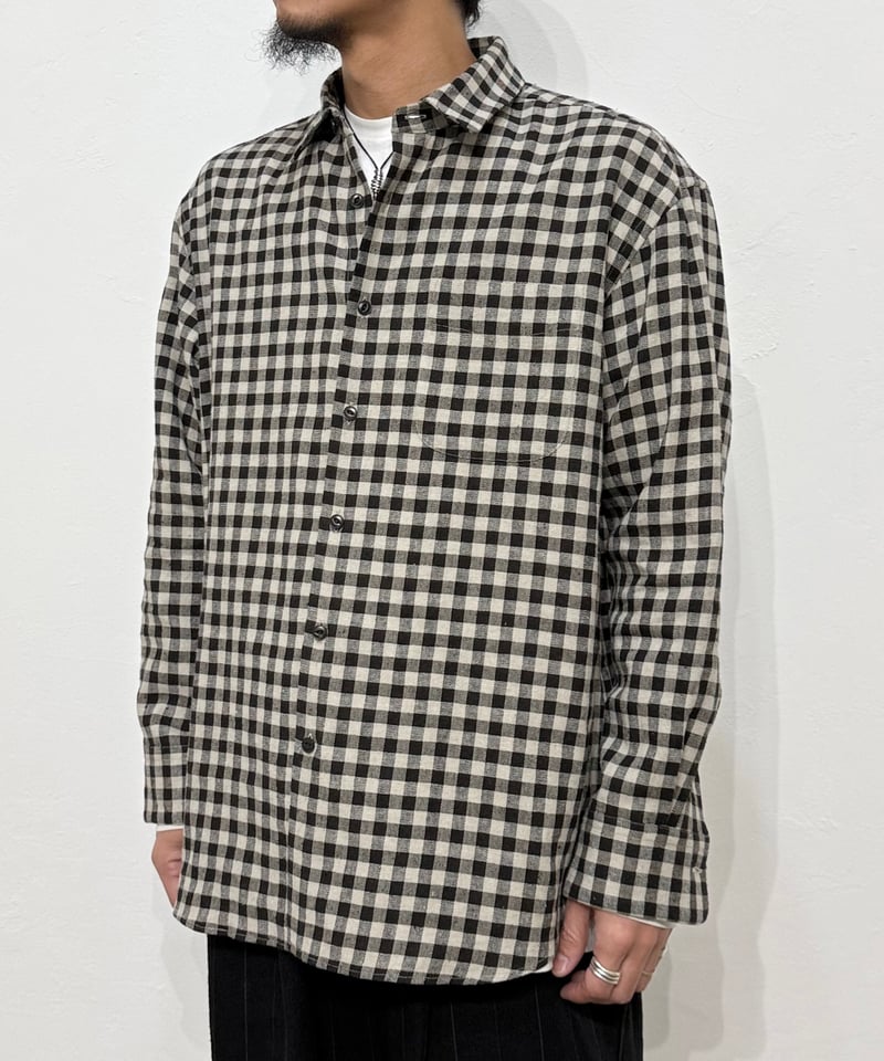 26SS】 YOKO SAKAMOTO / REGULAR COLLAR SHIRT -GI