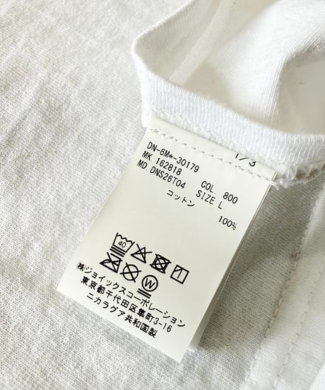 【26SS】 The DUFFER N NEPHEWS / BOYS OWN SHORT SLEEVE TEE -WHITE-