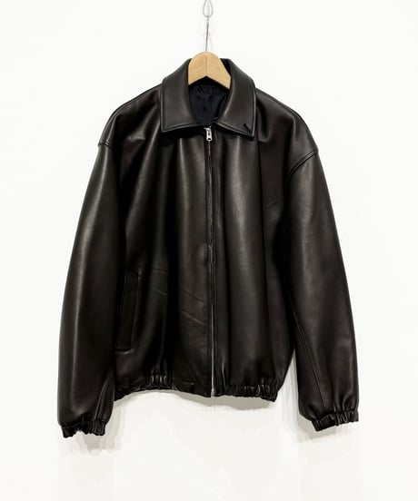 【26SS】 YOKO SAKAMOTO / ZIP BLOUSON -BLACK HIMALAYAN SHEEP-