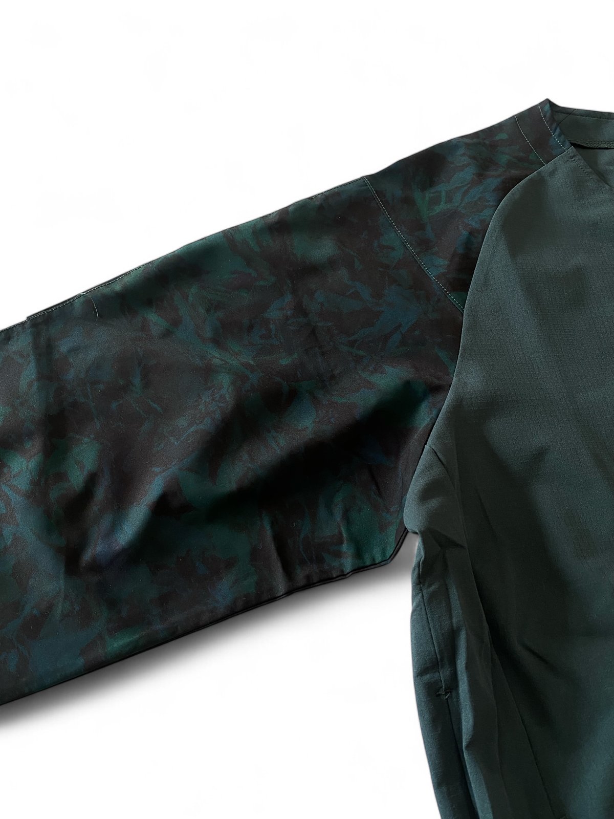 RYOGEN/ DEADLEAF RAGLAN HALFZIP SHIRT -DL.GREEN
