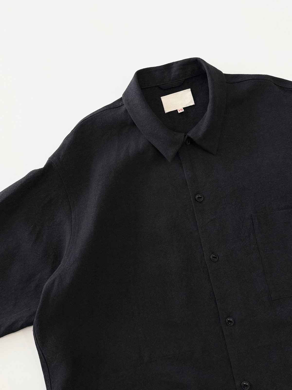 26SS】 YOKO SAKAMOTO / WORK BLOUSE -BLACK- | YU