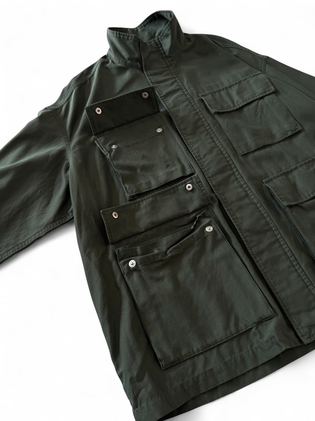 GraphpaperグラフペーパーCupro Militaryジャケット Graphpaper (グラフペーパー) / Cotton Cupro Back Satin
