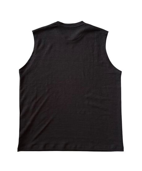【26SS】 YOKO SAKAMOTO / SLEEVELESS TOP -BROWN-