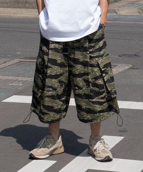 【26SS/残り1点】 TENHALF / CARGO SHORT PANTS -TIGER-