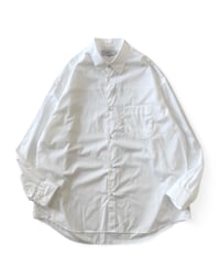 【25AW/残り1点】Graphpaper / Broad L/S Oversized Regular Collar Shirt -WHITE-