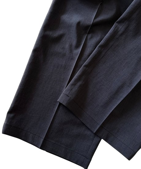 【26SS】 YOKO SAKAMOTO / DOUBLE PLEATED TROUSERS -CHARCOAL GRAY-