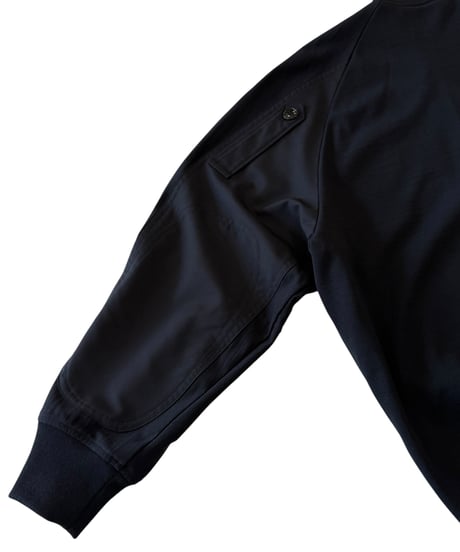 【SALE】 I`m here: / UN(I)FORM : HUNTING JERSEY BLOUSON -BLACK-