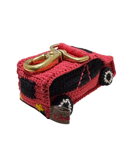 【26SS】 obafer / TERRANO KEY RING -RED-