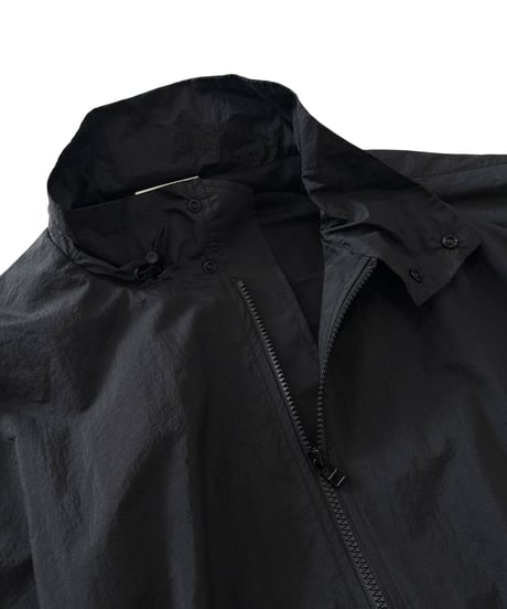 【26SS】 refomed / FRAMER NYLON JACKE -BLACK-
