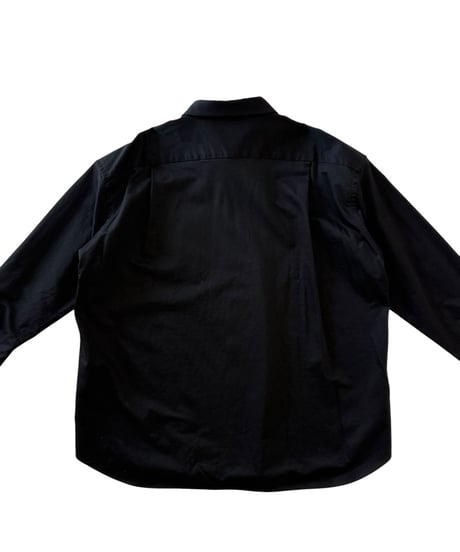 【26SS】 YOKO SAKAMOTO / REGULAR COLLAR SHIRT -BLACK-