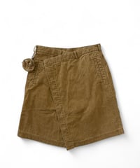 【SALE】 refomed / GRANNY CORDS EPRON -BEIGE-