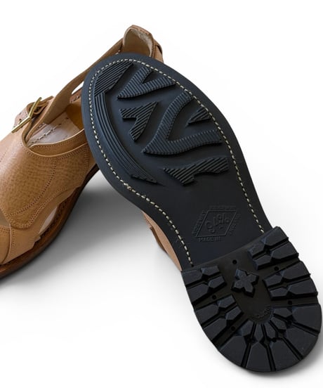 Post Production / HUNT SANDALS -NATURAL-