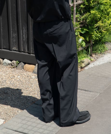 【26SS】 YOKO SAKAMOTO / DOUBLE PLEATED TROUSERS -BLACK-