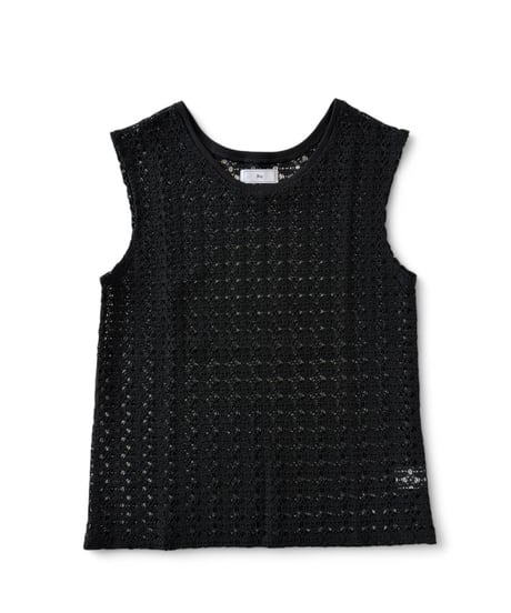 【残り1点】Urig / RUSSELL KNIT NO-SLEEVE PO -BLACK-