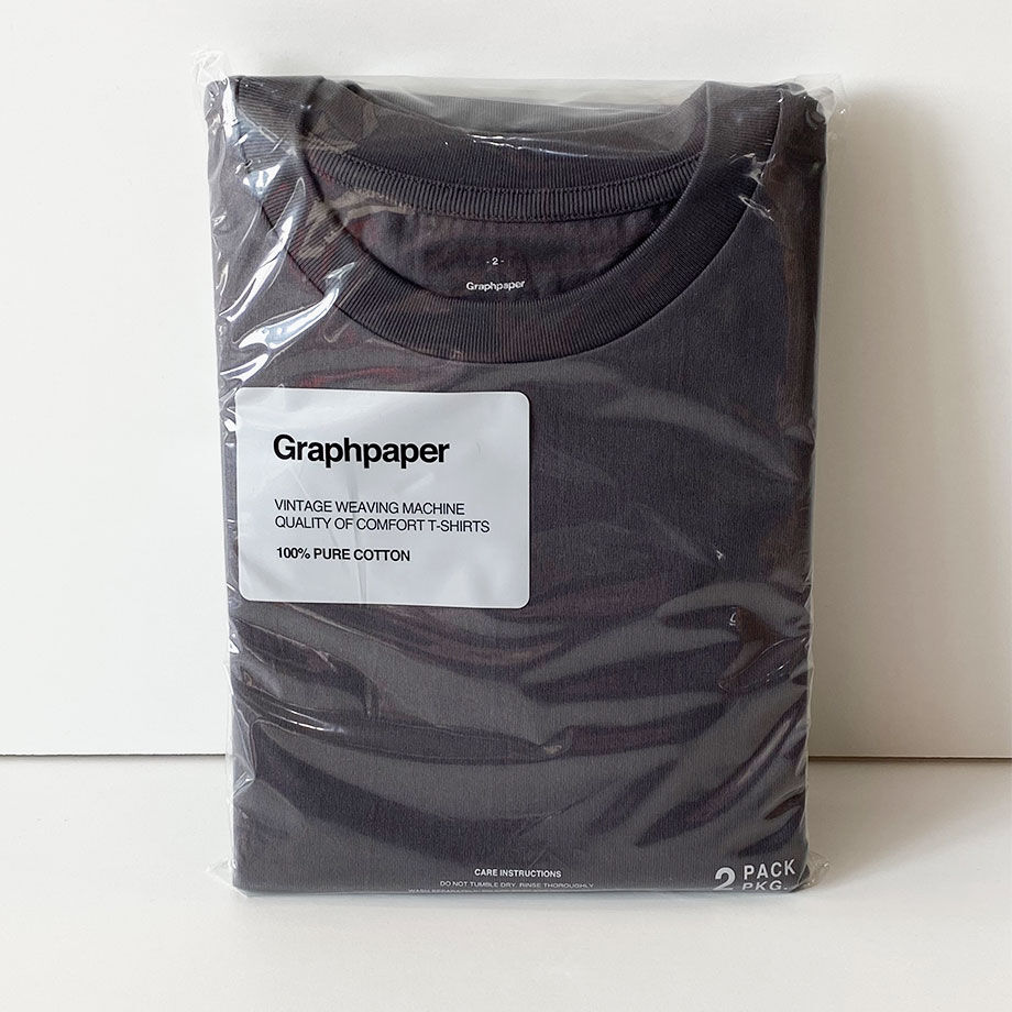 Graphpaper(グラフペーパー) 2-Pack Crew Neck Tee GRAY |...