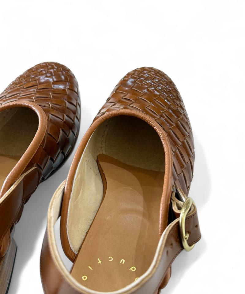 【新品・未使用品】Post Production FACE Sandals Post Production / FACE Sandals -Mesh Hand dyed