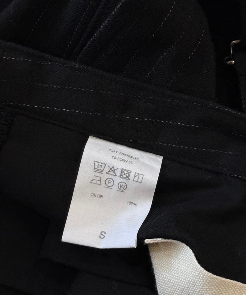 Yoko ヨガ ズボン Y's BORN PRODUCT] COTTON TWILL CUT LINE KNEE PANTS(XS Mocha