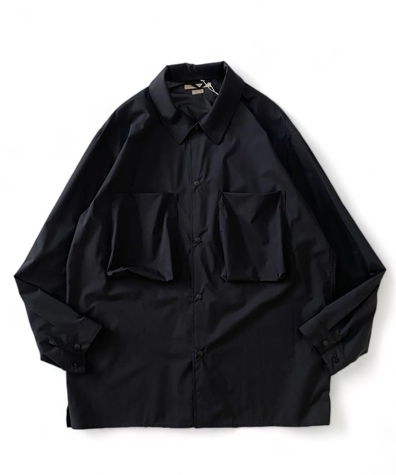blurhms / PTX Gusset PKT Shirt -INK BLACK- | YU