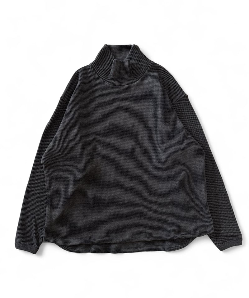 25AW】YOKO SAKAMOTO / HIGH NECK PULLOVER -CHARC