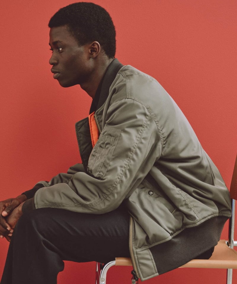 MARKAWARE 中綿入りMA1 MARKAWARE ma-1 ブラック サイズ2 MARKAWARE MA