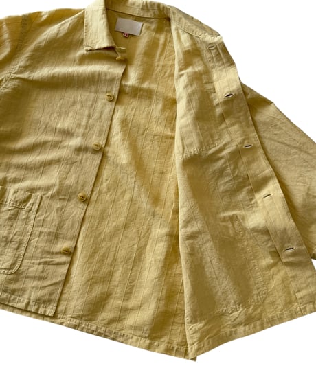 YOKO SAKAMOTO / WORK SHIRT -YELLOW-