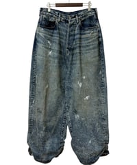 【26SS/残り1点】 refomed / FRESH MAN DENIM WIDE PANTS -PAINT-