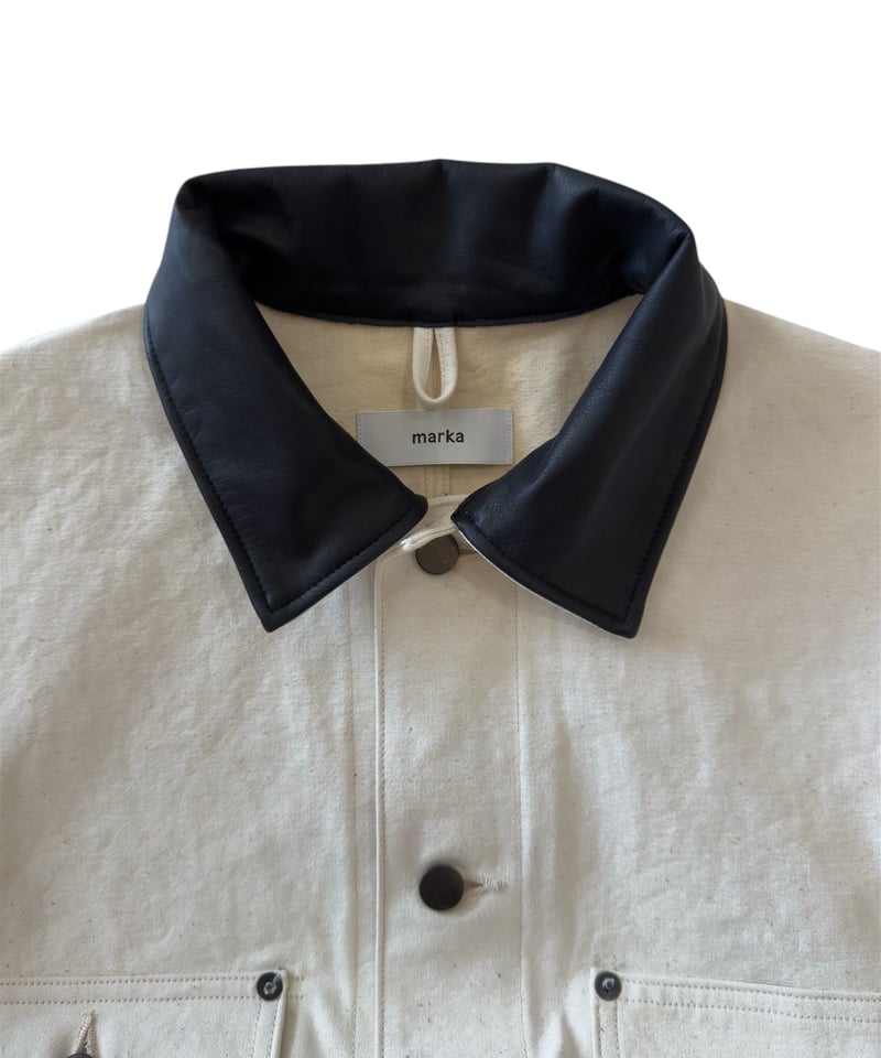 オーガニックコットンキャンバス / エンジニアードジャケット, White オーガニックコットンキャンバス / エンジニアードジャケット, White