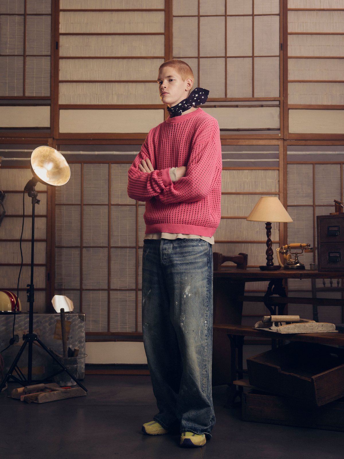 26SS/残り1点】 refomed / FRESH MAN DENIM WIDE PANT