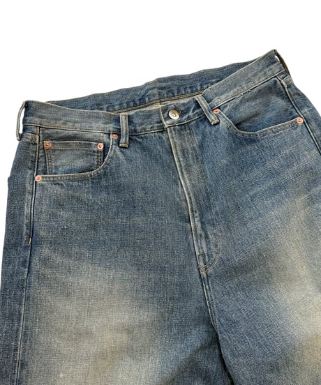 【26SS】 YOKO SAKAMOTO / 5POCKET BAGGY PANTS "USED FADE" -FADE INDIGO-