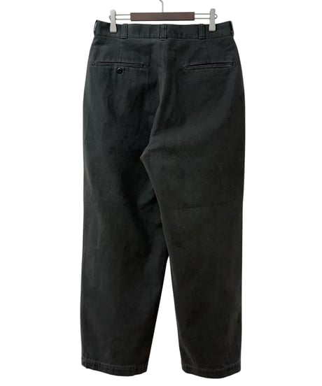 【26SS】 marka / Organic Cotton Gabardine / U.S. Army Chino Trousers -Charcoal-