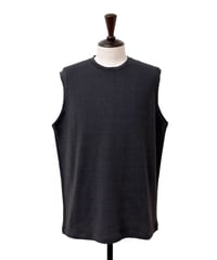 【26SS】 YOKO SAKAMOTO / SLEEVELESS TOP -BROWN-