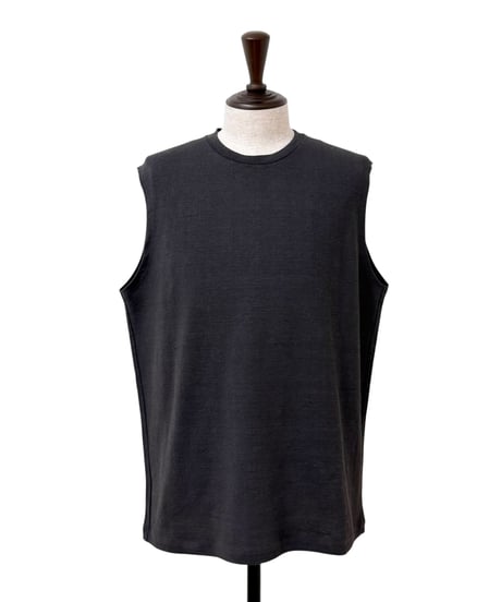 【26SS】 YOKO SAKAMOTO / SLEEVELESS TOP -BROWN-