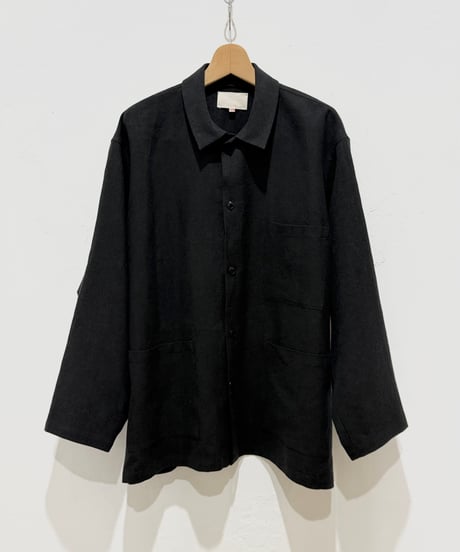 【26SS】 YOKO SAKAMOTO / WORK SHIRT -BLACK-