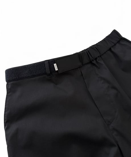 【残り1点】Graphpaper / Solotex Twill Wide Tapered Chef Pants -BLACK-