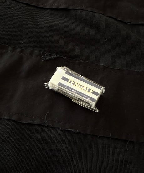 【26SS/残り1点】 TENHALF / RUGGER T-SHIRT -BLACK-