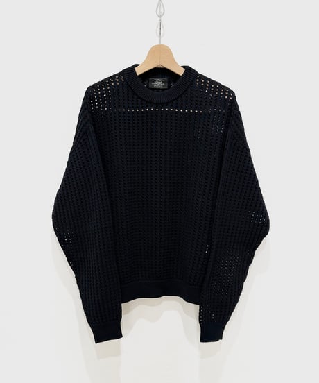【26SS】 refomed / GUARD KNIT SWEATER -NAVY-