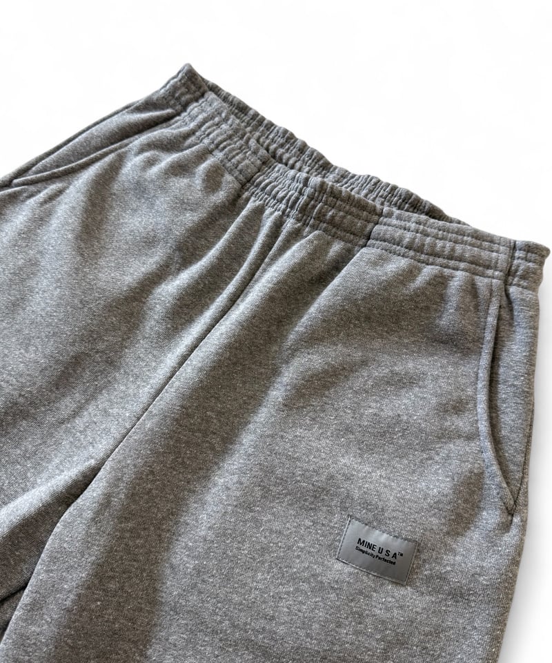 25AW】 MINE / Wide Relax Sweat Pants -Heather G