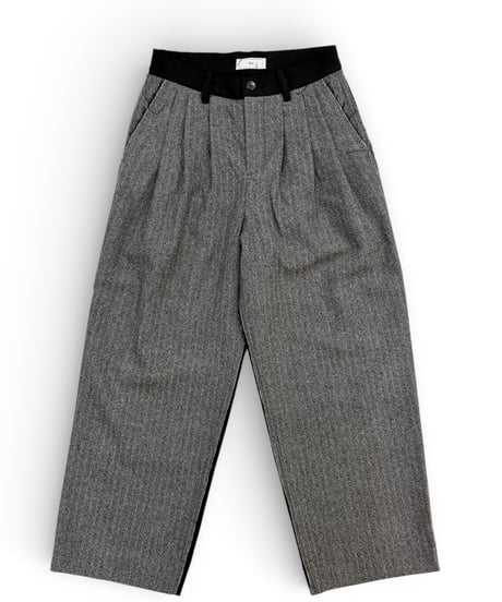 Urig / DUO FABRICS SCHADEN 3TUCK PANTS HL -DUO-