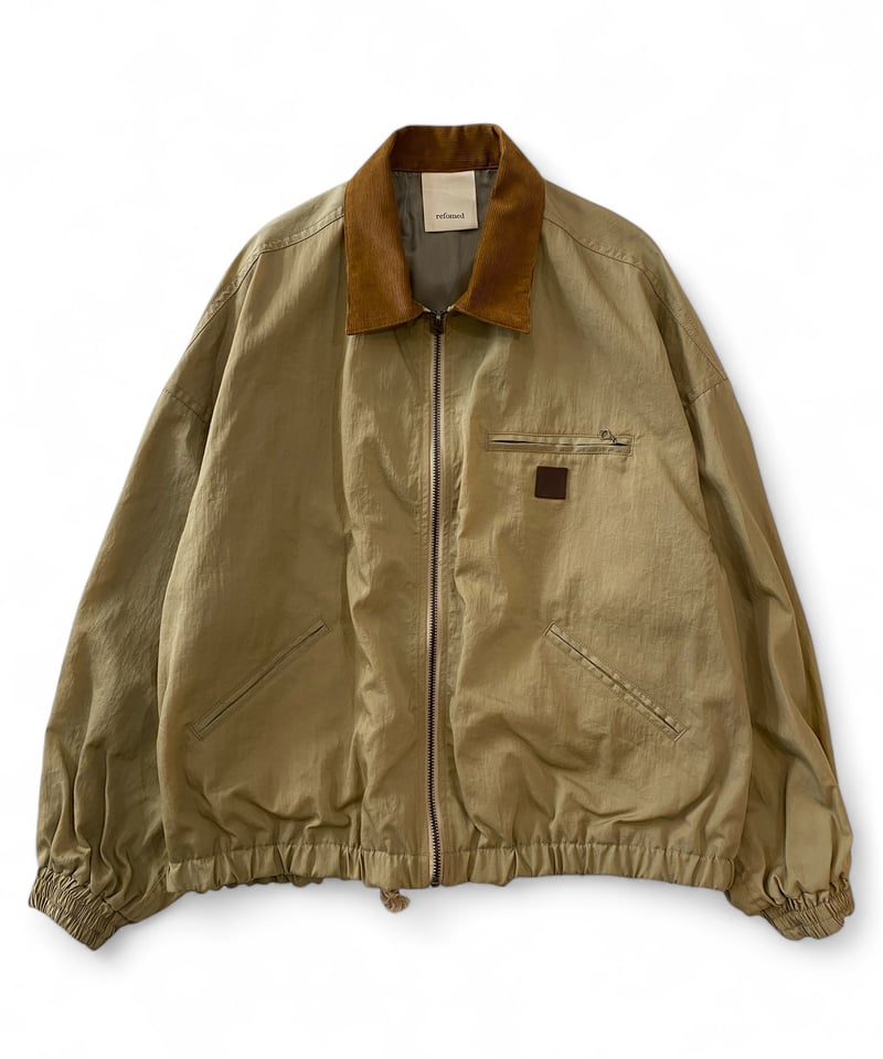 refomed / DOKA Nylon Jacket -BEIGE- | YURAGI refomed / DOKA Nylon Jacket -BEIGE- | YURAGI