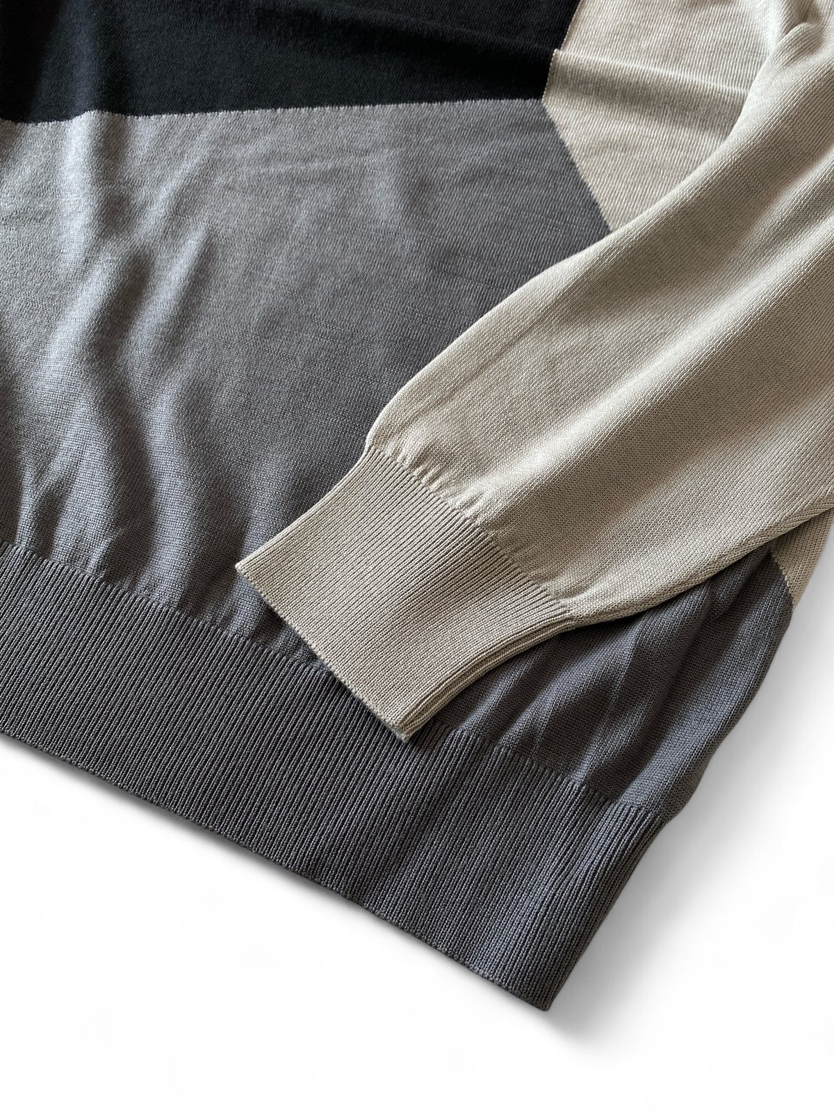 トップス Graphpaper Fine Wool Intarsia Knit Fine Wool Intarsia Knit / NEUTRAL | Graphpaper (MEN)(グラフ