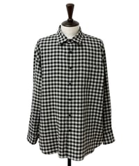 【26SS】 YOKO SAKAMOTO / REGULAR COLLAR SHIRT -GINGHAM-