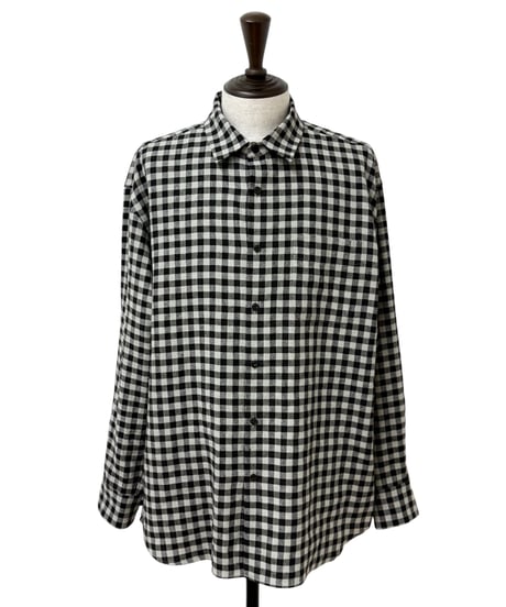 【26SS】 YOKO SAKAMOTO / REGULAR COLLAR SHIRT -GINGHAM-
