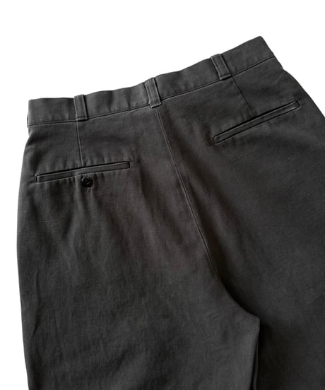【26SS】 marka / Organic Cotton Gabardine / U.S. Army Chino Trousers -Charcoal-