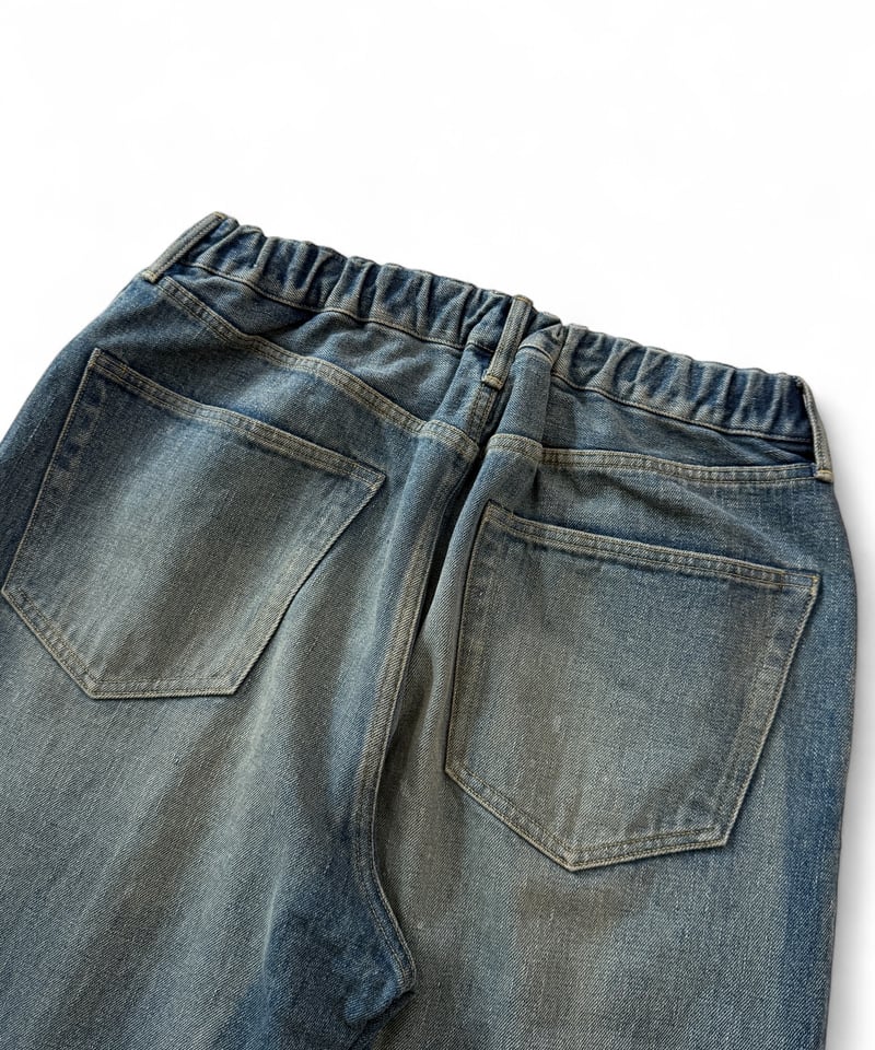 YOKO SAKAMOTO / 5POCKET EASY PANTS -FADE INDIGO